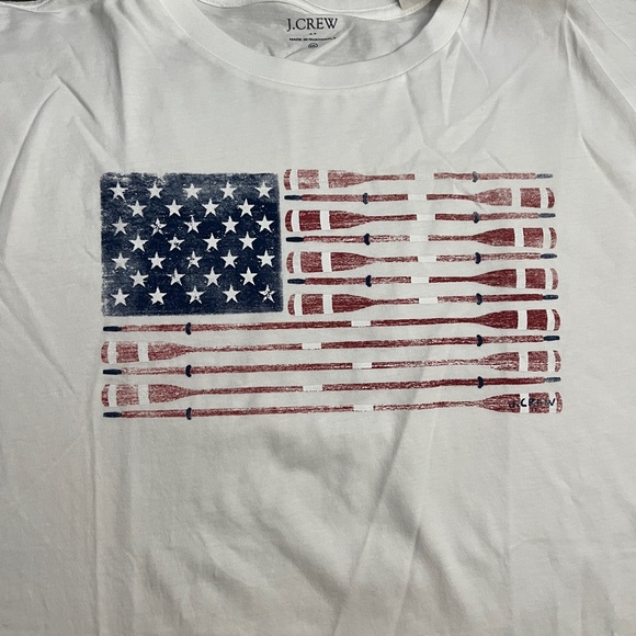 NWT - J. Crew “US Flag” Adult Short Sleeve Tee - Men XXL/Women 3XL - Picture 6 of 10